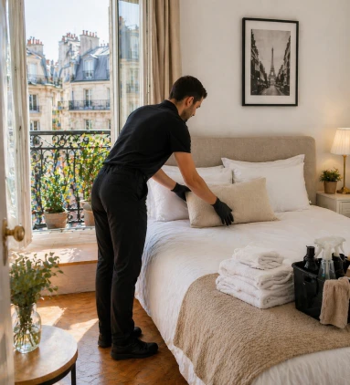 Ménage dans un Airbnb