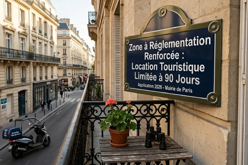Rue parisienne location airbnb