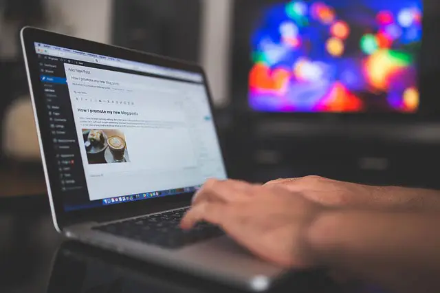 Webmaster qui crée un blog sur WordPress