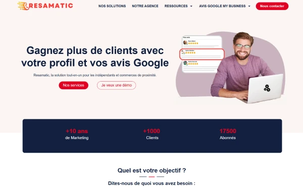 Développement WordPress agence marketing