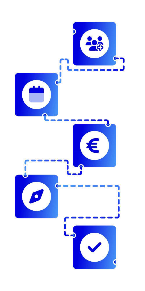 Etapes formation en entreprises