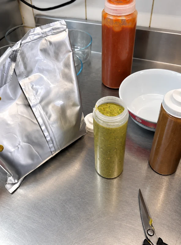 Tests de produits en cuisine professionnelle